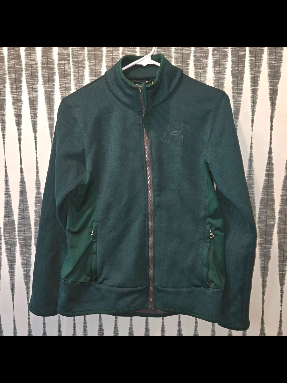 Under Armour Women’s Full-Zip Jacket - Dark Green Size Small